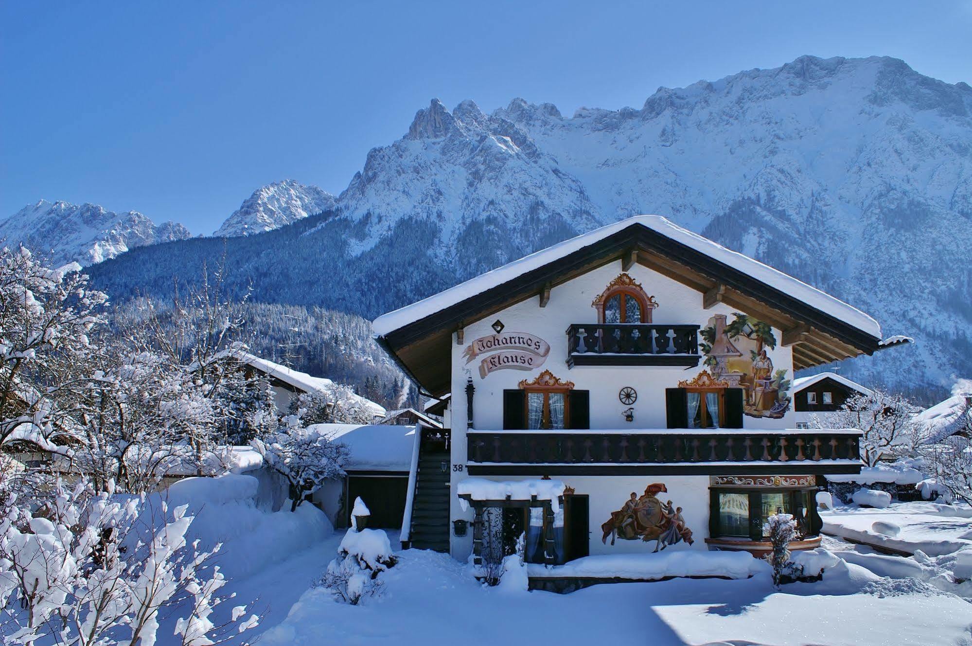 Ferienwohnung Johannesklause Mittenwald Exterior foto